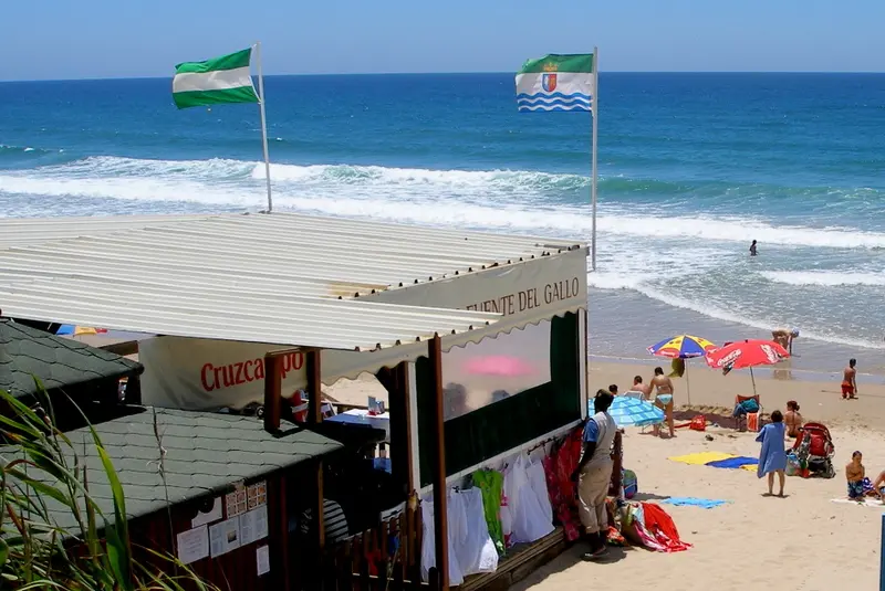 Chiringuito en la Playa del Palmar