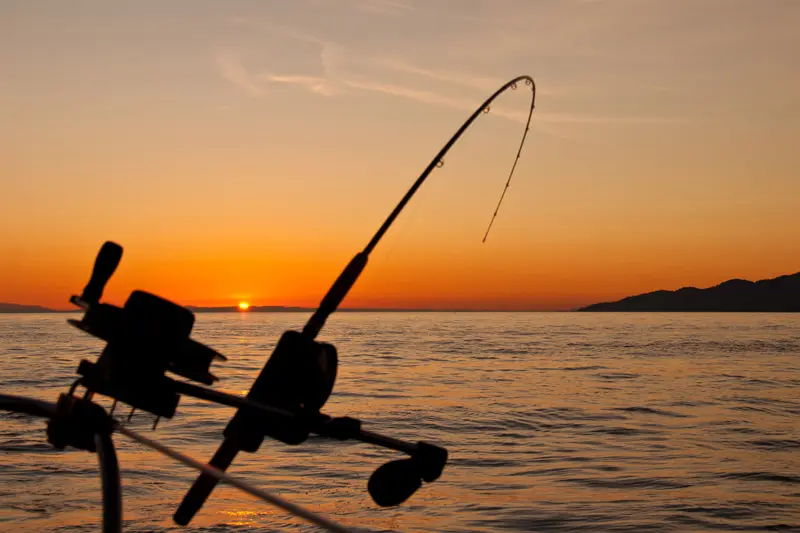 Pescador en la costa de Vejer